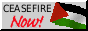Button: Palestine ceasefire now!