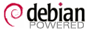 Button: Debian Powered