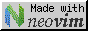 Button: Made with Neovim