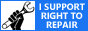 Button: I support right to repair