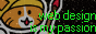 Button: web design is my passion