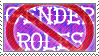 Stamp: No Gender Roles!