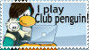 Stamp: I play Club Penguin!